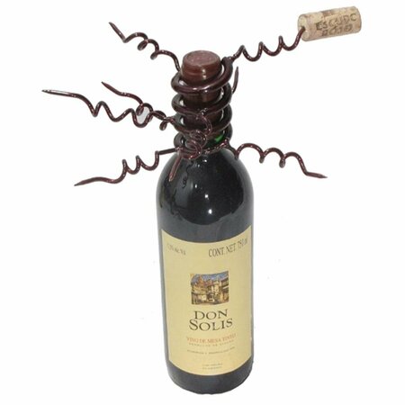 METROTEX DESIGNS Eight Cork Display Bottle Topper-Rich Merlot Finish 28603